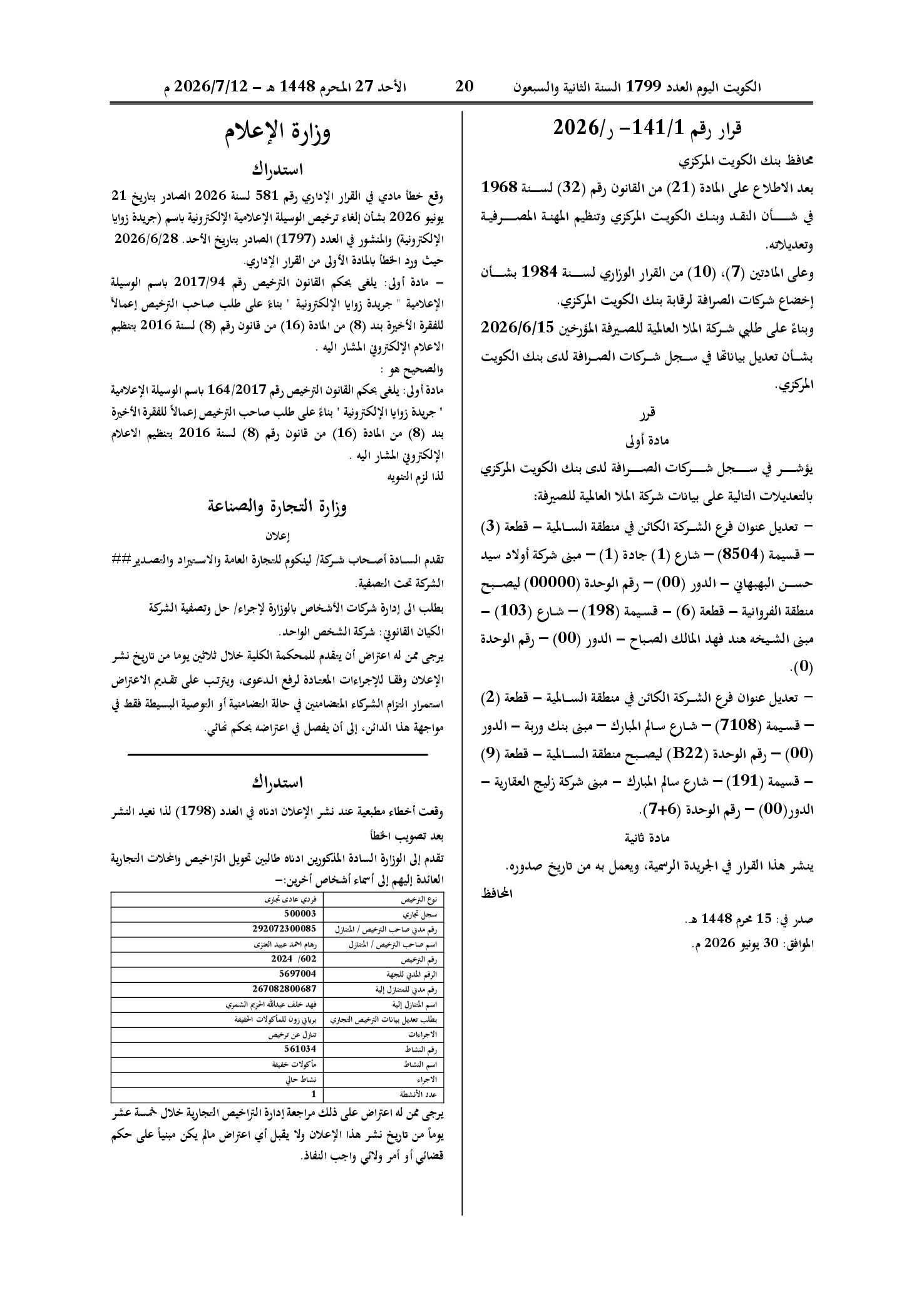 صفحة 1 من 1